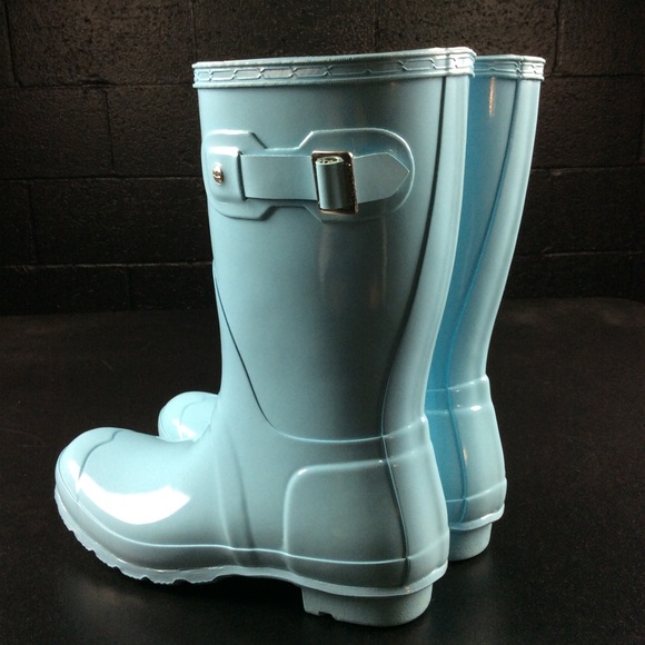SALE!!!! BABY BLUE HUNTER short rain boots NWOT 8 - Picture 4 of 8